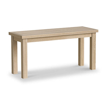 Modern Country Washed Oak 95cm Dining Bench