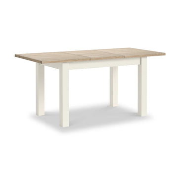 Modern Country 120cm - 165cm Extending Dining Table - Coconut White