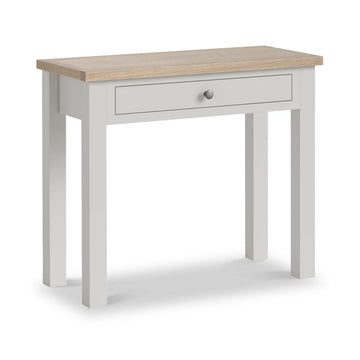 Modern Country Single Drawer Dressing Table - Stone Grey