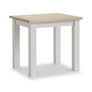 Modern Country 80cm Bistro Dining Table - Stone Grey