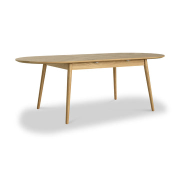 Valencia Oak 180-230cm Oval Extendable Dining Table