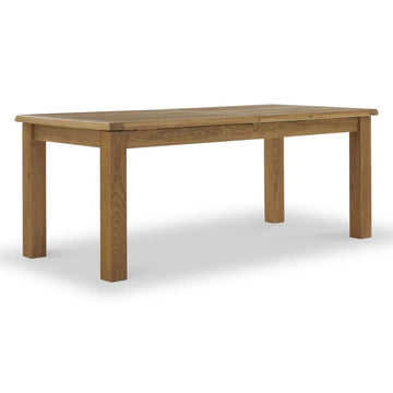 Burford Oak Large Extending Dining Table - Blythe Living