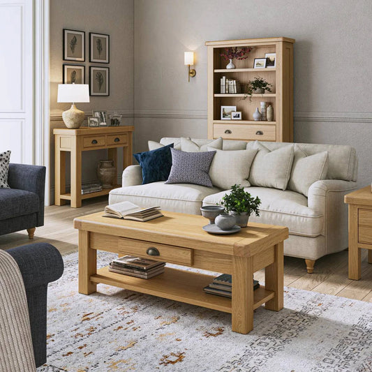 Normandy Oak Coffee Table - Blythe Living
