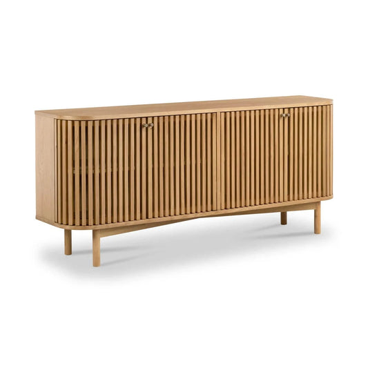 Soho Oak Slatted Large Sideboard - Blythe Living