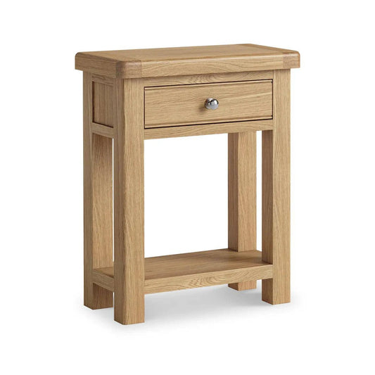 Normandy Oak 1 Drawer Telephone Table - Blythe Living