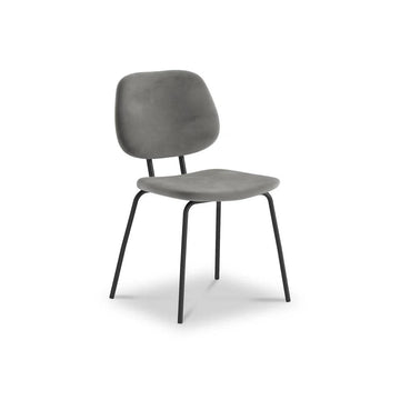 Lily Grey Velvet Dining Chair - Blythe Living