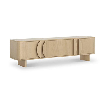 Cara Oak Large TV Unit - Blythe Living