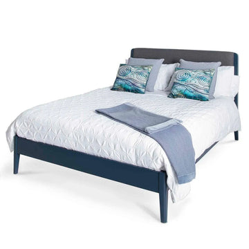 Harrogate Blue Bed Frame - Blythe Living