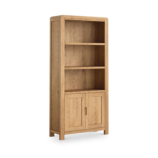 Thurlestone Oak 2 Door Large Bookcase