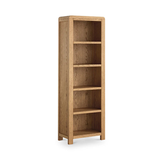 Thurlestone Oak Slim Bookcase
