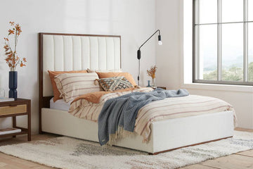 Blythe White Bed - Blythe Living
