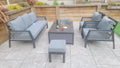 Bettina 3 Seat Sofa + 2 Armchairs & Gas Fire Pit Table - Blythe Living