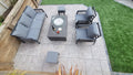 Bettina 3 Seat Sofa + 2 Armchairs & Gas Fire Pit Table - Blythe Living