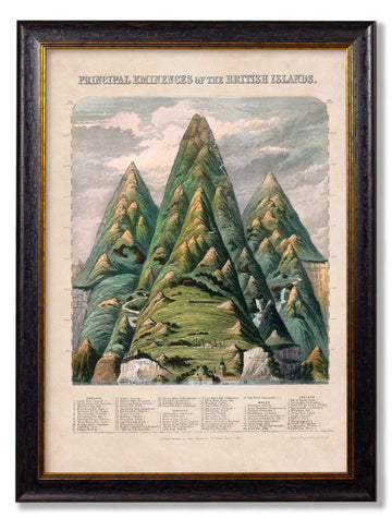c.1852 Principle Eminences of the British Isles - The Weird & Wonderful