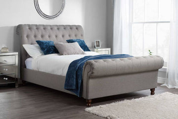Castello Bed Grey - Blythe Living