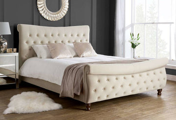 Copenhagen Bed Warm Stone - Blythe Living