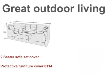 FURNITURE COVER - 2 seat sofa set - Blythe Living