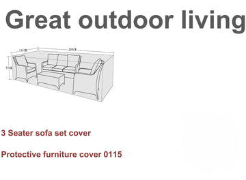 FURNITURE COVER - 3 seat sofa set - Blythe Living