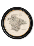 c.1806 County Maps of England - Round - Blythe Living