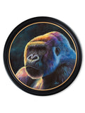 Gorilla Print 'Power' by Amy Ansell - Oxford Round Frame - Blythe Living