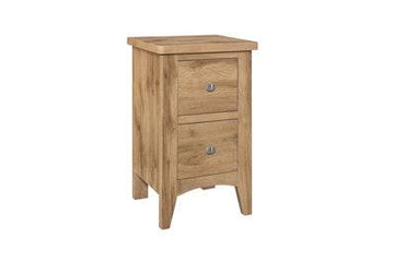 HAMPSTEAD 2 DRAWER BEDSIDE OAK - Blythe Living