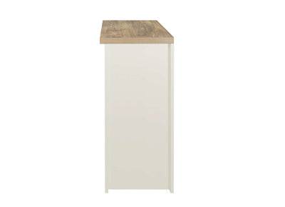 HIGHGATE 2 DRAWER CONSOLE TABLE CREAM & OAK EFFECT - Blythe Living
