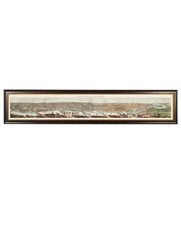 c.1845 Panoramic View of London and the River Thames - Blythe Living
