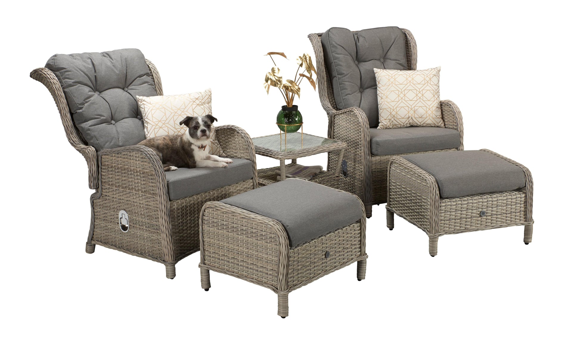 Meghan Reclining Lounge Set - Blythe Living