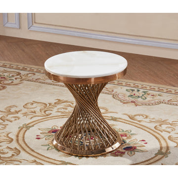 Pescara Marble Lamp Table - Blythe Living