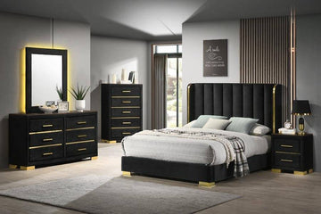 Phoenix Black Bed Frame - Blythe Living