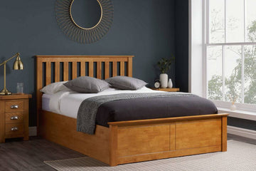 Phoenix Ottoman Bed Oak - Blythe Living