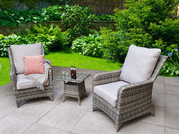 Sarah Lounge Set in Grey - Blythe Living