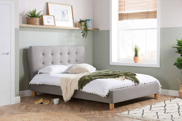 Stockholm Bed Grey - Blythe Living
