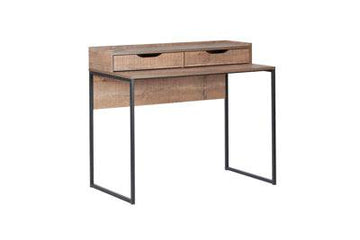 URBAN 2 DRAWER OFFICE DESK RUSTIC - Blythe Living