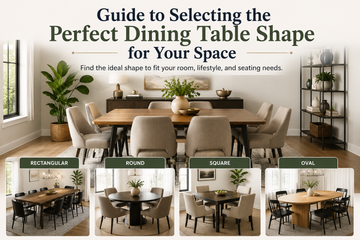 Choosing the perfect dining table shape