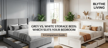 Grey vs white storage beds comparison