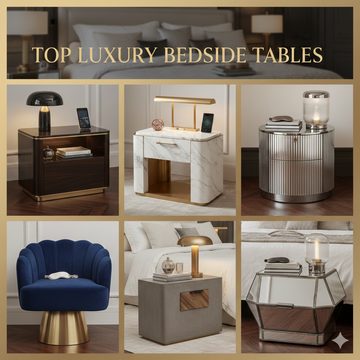 Top Luxury Bedside Tables with Storage Drawers for Every Bedroom