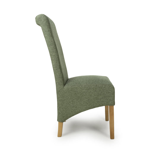 Krista Weave Green Dining Chair - Blythe Living