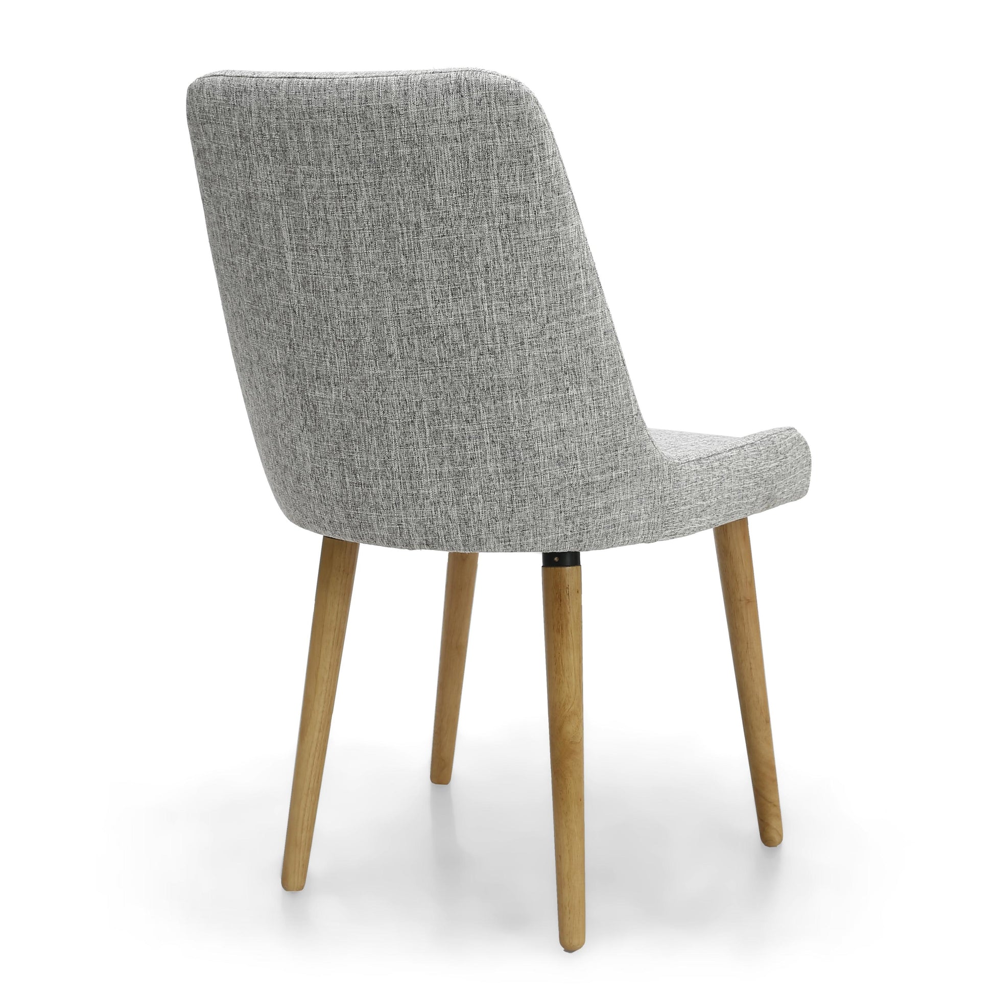 Capri Flax Effect Grey Weave Dining Chair - Blythe Living
