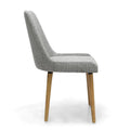 Capri Flax Effect Grey Weave Dining Chair - Blythe Living