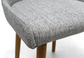 Capri Flax Effect Grey Weave Dining Chair - Blythe Living