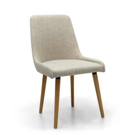 Capri Flax Effect Natural Dining Chair - Blythe Living