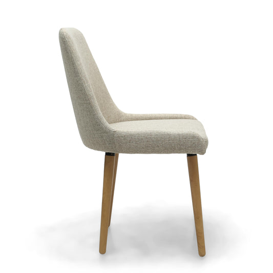 Capri Flax Effect Natural Dining Chair - Blythe Living