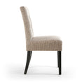 Moseley Tweed Oatmeal in Black Legs - Blythe Living