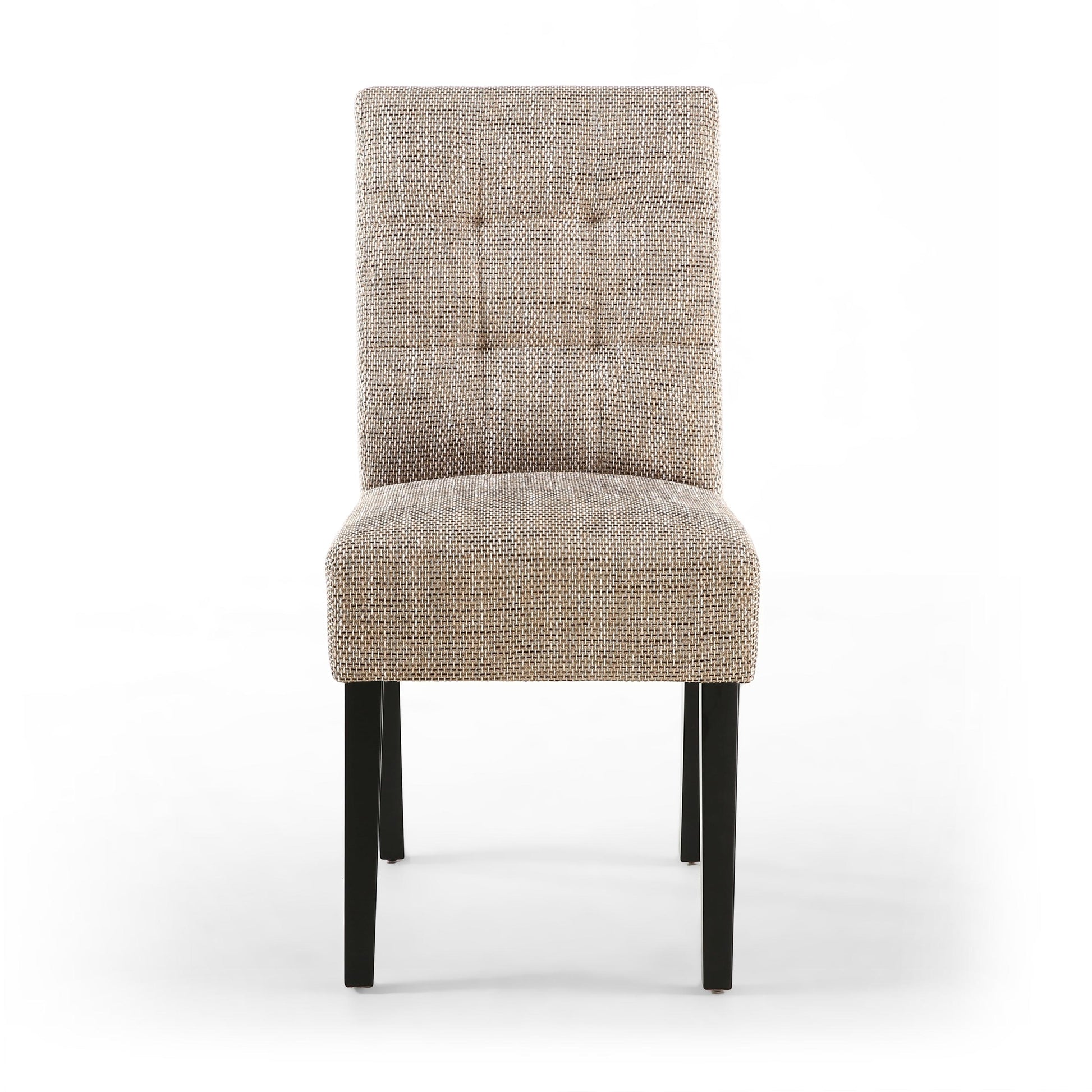 Moseley Tweed Oatmeal in Black Legs - Blythe Living