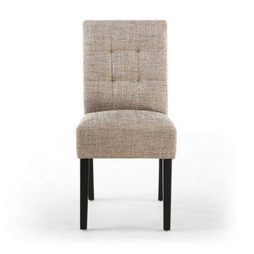 Moseley Tweed Oatmeal in Black Legs - Blythe Living