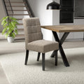 Moseley Tweed Oatmeal in Black Legs - Blythe Living