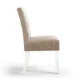 Moseley Tweed Oatmeal in White Legs - Blythe Living