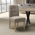 Moseley Tweed Oatmeal in Natural Legs - Blythe Living