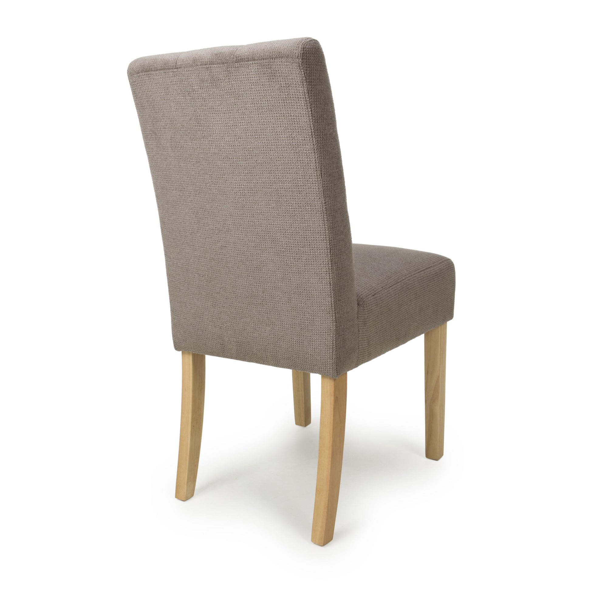 Moseley Flax Effect Light Brown Dining Chair in Natural Legs - Blythe Living